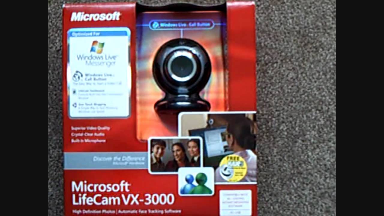 microsoft lifecam vx 3000 driver windows 10